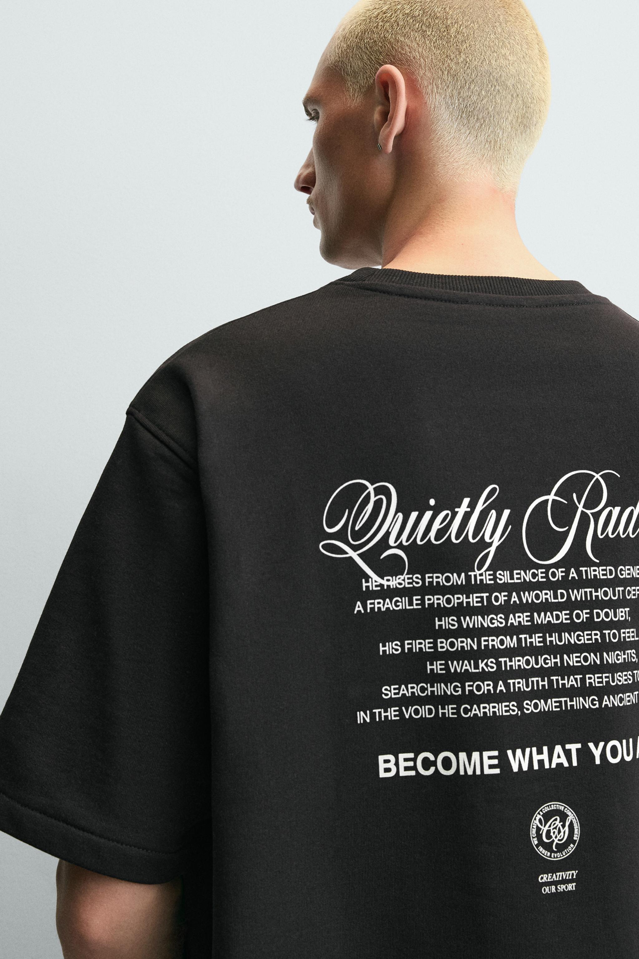 TEXT PRINT T-SHIRT